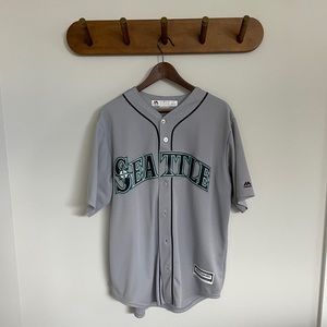 Large Majestic Seattle MLB Mariners Jersey